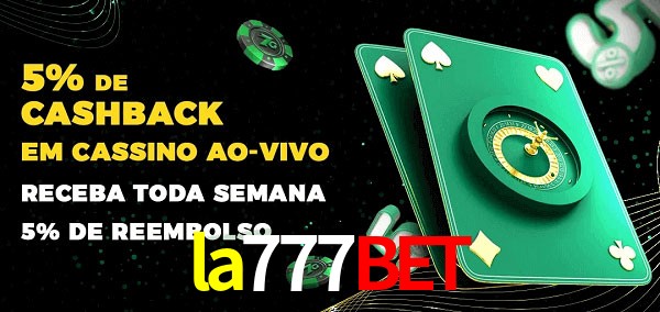 Promoções do cassino ao Vivo la777bet